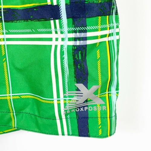 ZeroXposur Large Swim Trunks Lined Green Blue - Picture 2 of 4