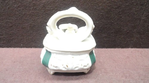 Antiguo Victoriano Porcelana Carena Carenado Regalo Premio Vestidor Caja de baratijas 4 cuatro artículos - Imagen 8 de 18