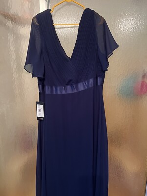 EVER PRETTY Womens Navy V-back Lined Flutter Sleeve Formal Empire Waist Dress 26 | eBay EVER PRETTY Womens Navy V-back Lined Flutter Sleeve Formal Empire Waist Dress 26 | eBay