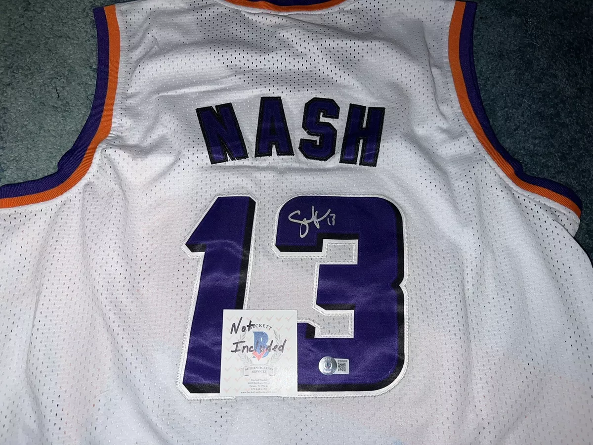Steve Nash Signed Phoenix Suns Jersey Hall Of Fame 2x MVP 8x AS