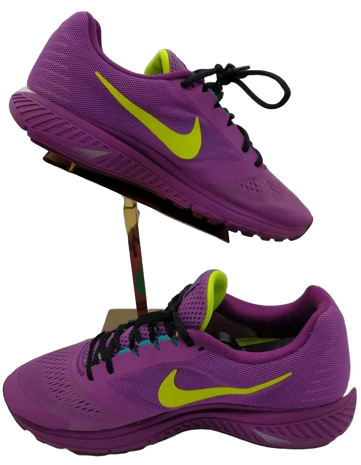 耐克 Zoom Structure 17 跑步鞋女式 9.5 码紫色 615588-535 — 第 2/4 张图片