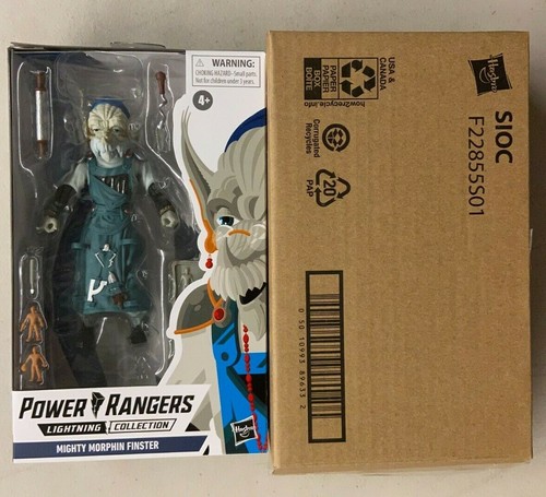 Figura Power Rangers Lightning Collection Mighty Morphin Finster Sin usar, en caja
