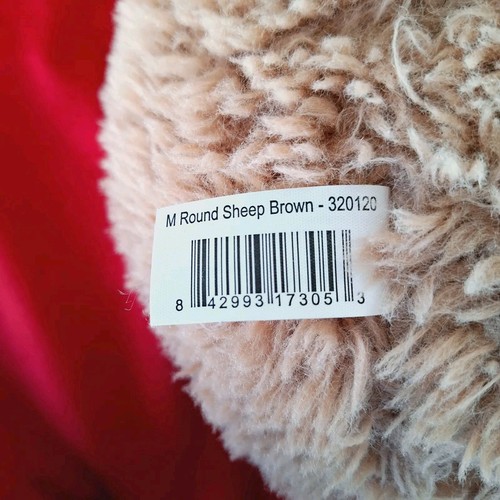 Peluche de oveja redonda Walmart 9 pulgadas cordero marrón juguete de peluche - Imagen 9 de 9