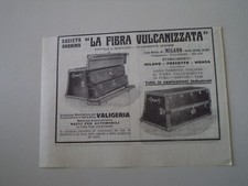 advertising Pubblicità 1925 SOCIETA' LA FIBRA VULCANIZZATA VALIGERIA