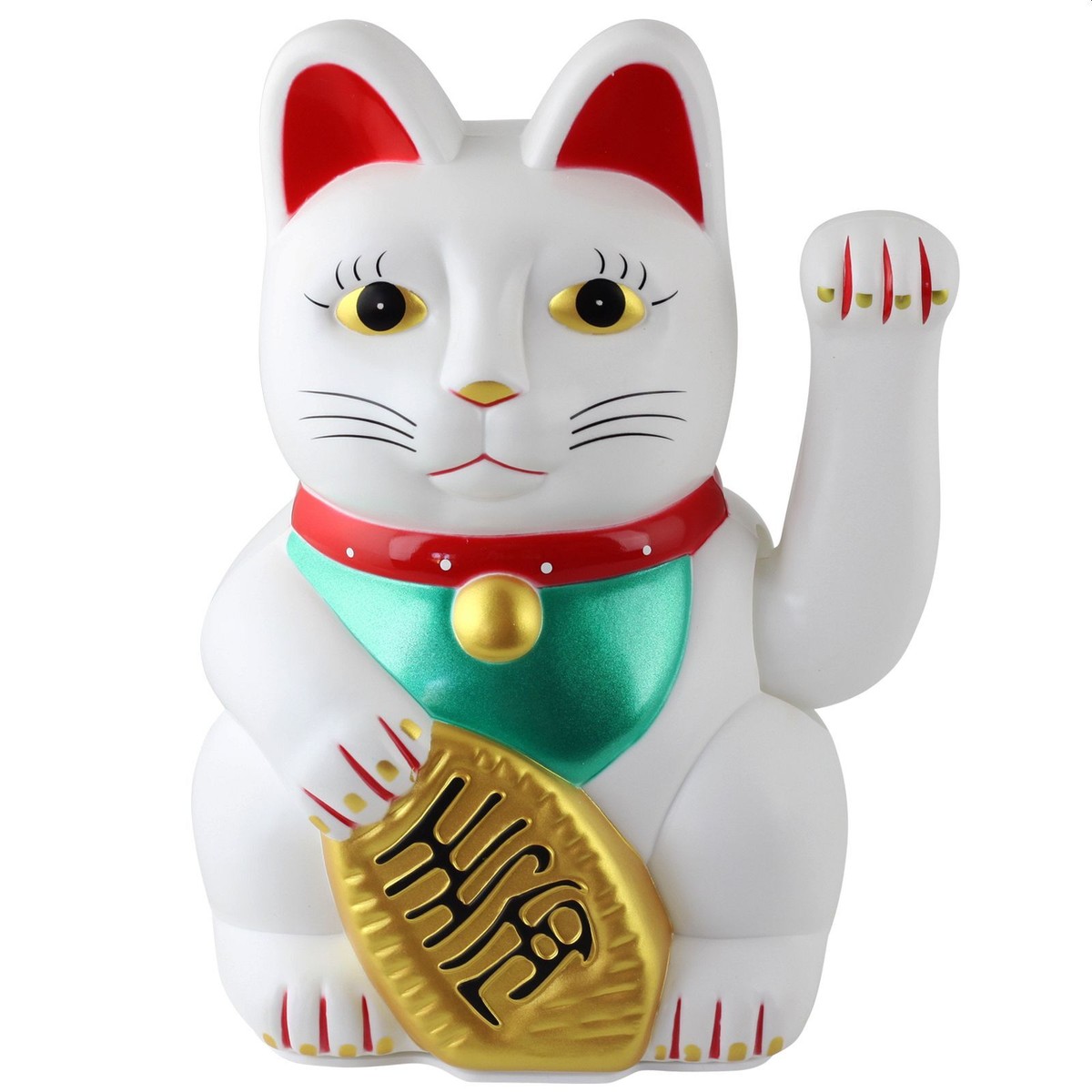 Maneki Neko Gatto Fortuna Nero - Portafortuna 15.2cm