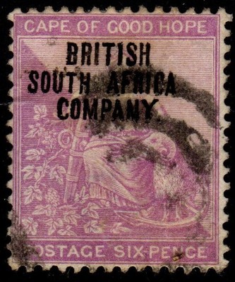 Rhodesia - Scott #47 Used (Overprint on Cape of Good Hope) | eBay