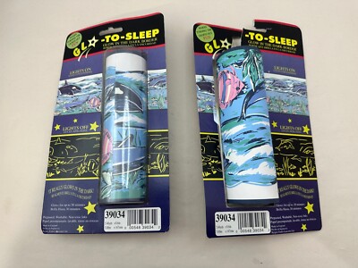 NOS Glo-To-Sleep Glow In The Dark Ocean And Sea Life Border Model 39034- 2 Rolls