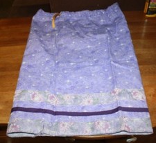 NEW HANDMADE NATIVE AMERICAN CHILD'S FANCY DANCE PURPLE 20" SKIRT FREE SHIPPING