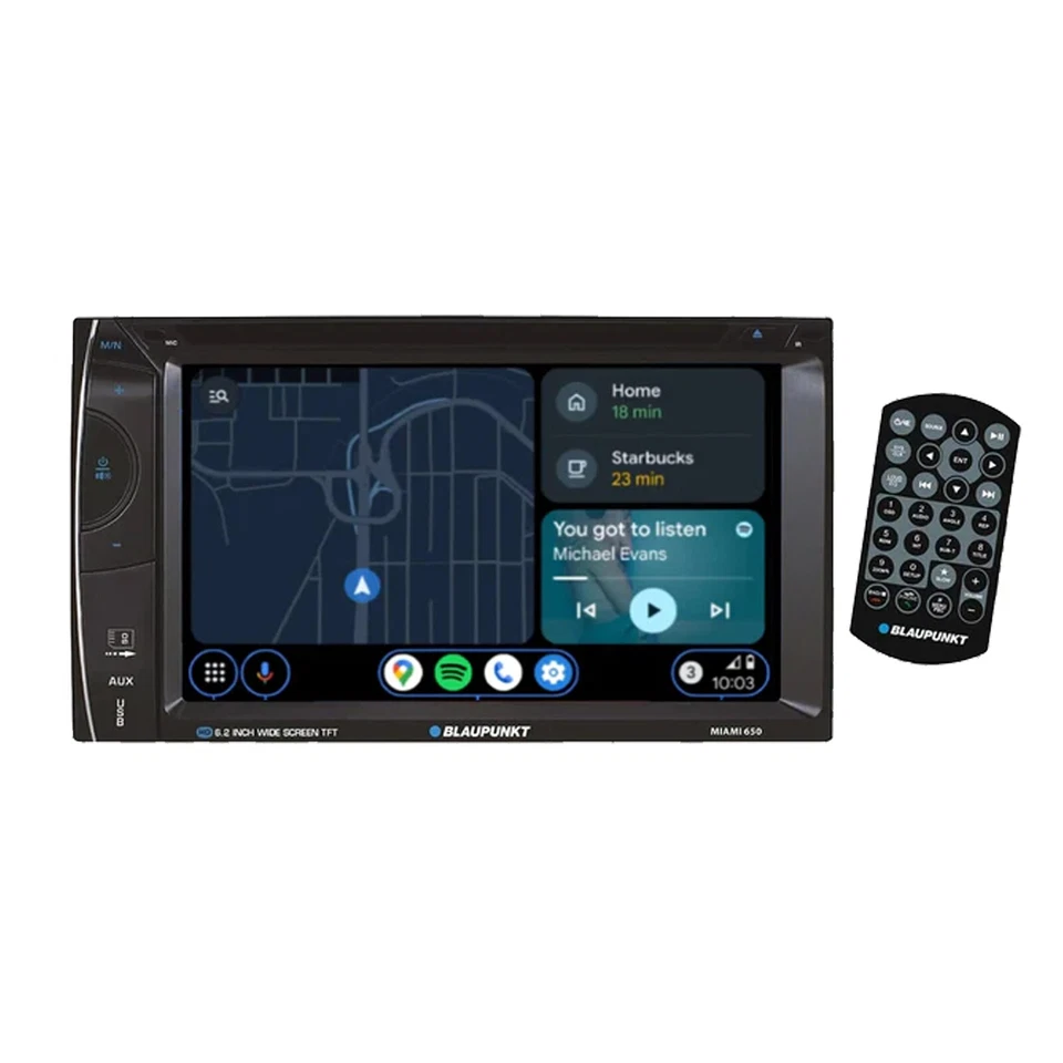 Blaupunkt MIAMI 650 6.2" Touchscreen Double DIN Bluetooth DVD/CD Receiver - Image 2 of 4