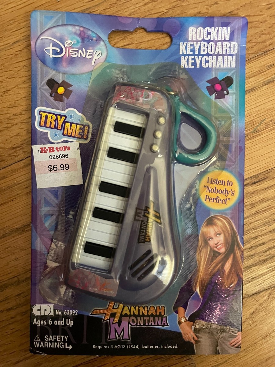 Hannah Montana Rockin Keyboard Keychain Musical by Disney - NEW | eBay