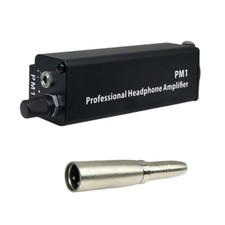Portable 3.5mm Headphone Amplifier for Microphones Speakers Studio Grade Sound