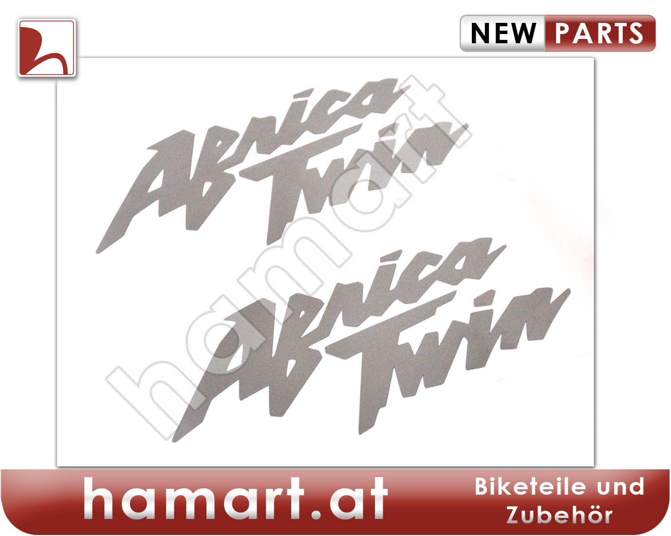 Aufkleber Set Africa Twin silber Sticker silver Honda XRV 750 RD07