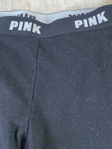 Victoria’s Secret Rosa Talla Pequeña Acogedor Mujer Leggings Negro Sólido Mezcla Algodón - Imagen 3 de 6