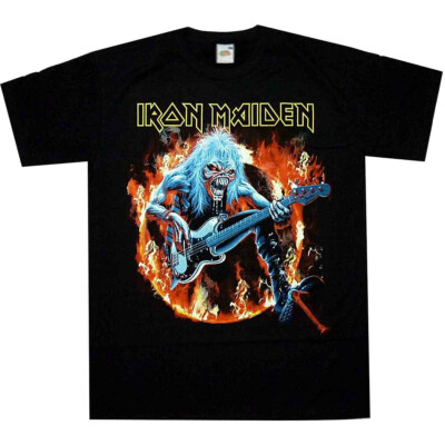 Iron Maiden 'Fear Live Flames' (Schwarz) T-Shirt
