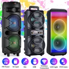 6000W Portable Bluetooth Speaker Sub woofer Heavy Bass Sound Party System & Mic