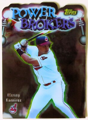 1999 Topps Cleveland Indians Manny Ramirez Power Brokers Die-Cut Insert #PB18