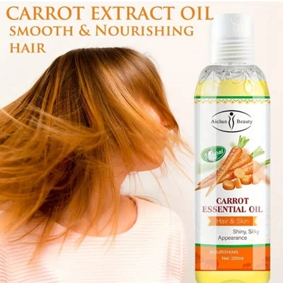 AICHUN BEAUTY 100% Pure Carrot Essential Oil For Skin&Hair 200ml Skin Care Oil Skin Whitening