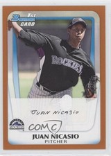2011 Bowman Prospects Orange 64/250 Juan Nicasio #BP46 0a1