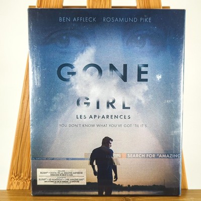 Gone Girl (Blu-ray, 2014) +  Amazing Amy  Book   BRAND NEW & FACTORY SEALED