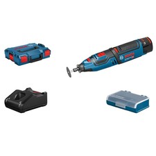 Bosch Professional 12V System GRO 12 V-35 Cordless Rotary Multi-Tool with 2x ...