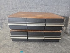 Cassette Tape Storage Holder Drawers For 36 Tapes Plywood And Veneer See Pics