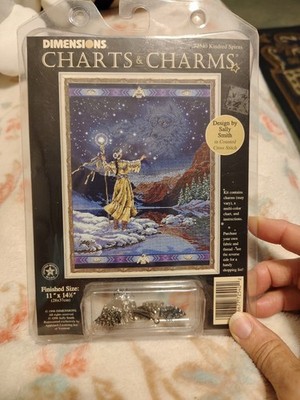 Dimensions Charts & Charms Kindred Spirits 72540 Cross Stitch Kit 1998