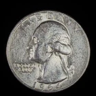 1964 Washington Quarter 90% Silver $0.25 FV Circulated Pre-1965 US Coin - 21-74