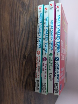 Sweet Valley Twins The Unicorn Club Bundle Books 2, 3, 4, 6