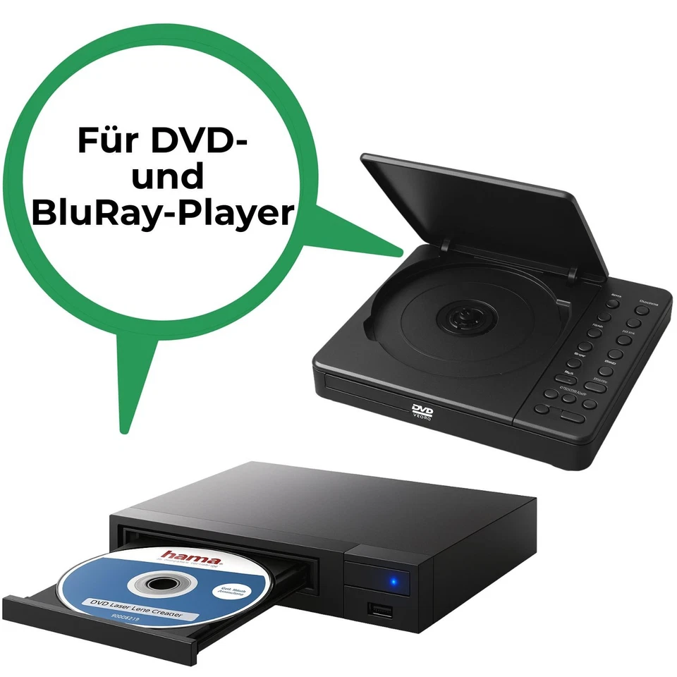 Hama Reinigungsdisc Laufwerk Laser Linsen Lens Reinigungs-CD DVD Blu-Ray Player - Bild 4 von 4