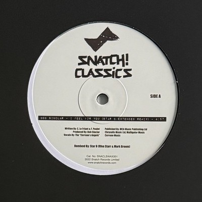 Bob Sinclar / Groove Armada - I Feel For You / Superstylin' Remixes 12  House