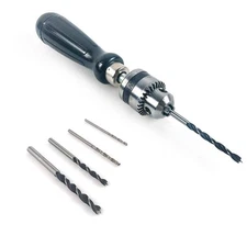 Qwork Pin Vise Hand Drill Bits, Micro Mini Twist Drill Bits Set, Ideal