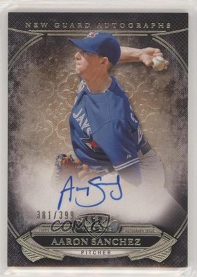 2015 Topps Tier One New Guard 381/399 Aaron Sanchez #NGA-ASA Auto qc0