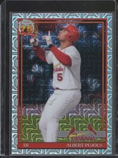 2026 Topps Series 1 - Albert Pujols #91C-13 1991 Topps Chrome Silver Pack Mojo