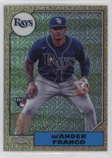 2022 Update 1987 Topps Chrome Silver Pack Series Mojo Wander Franco #T87C-1 2qw
