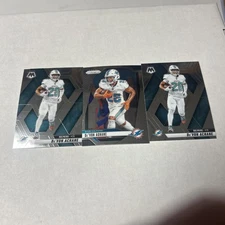 Devon Achane Prizm And Mosaic Card Lot Of 3!