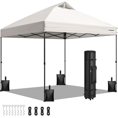 #ad 10x10ft Pop Up Canopy Tent One Push Portable Outdoor Shelter Heavy Duty Tent $79.99
