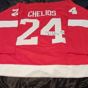Chris Chelios Detroit Red Wings Jersey Signed HOF 2013 Prime Time Auth