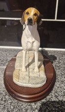 Naturecraft Best Of Breed Hand Painted Mounted Foxhound Ornament