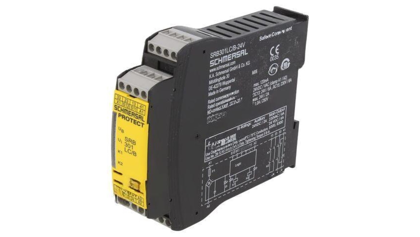 Module: Safety Relay 24VAC 24VDC to SRB301LC/B 24V