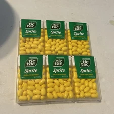 6 Pk Bundle~Tic Tac Sprite Lemon-Lime-Flavored LIMITED EDITION (.84 OZ)