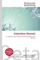 Lambert M. Surhone (U. A.) | Valentine (Name) | Taschenbuch | Englisch (2026)