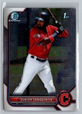 2022 Bowman #BCP-80 Junior Sanquintin Chrome Prospects