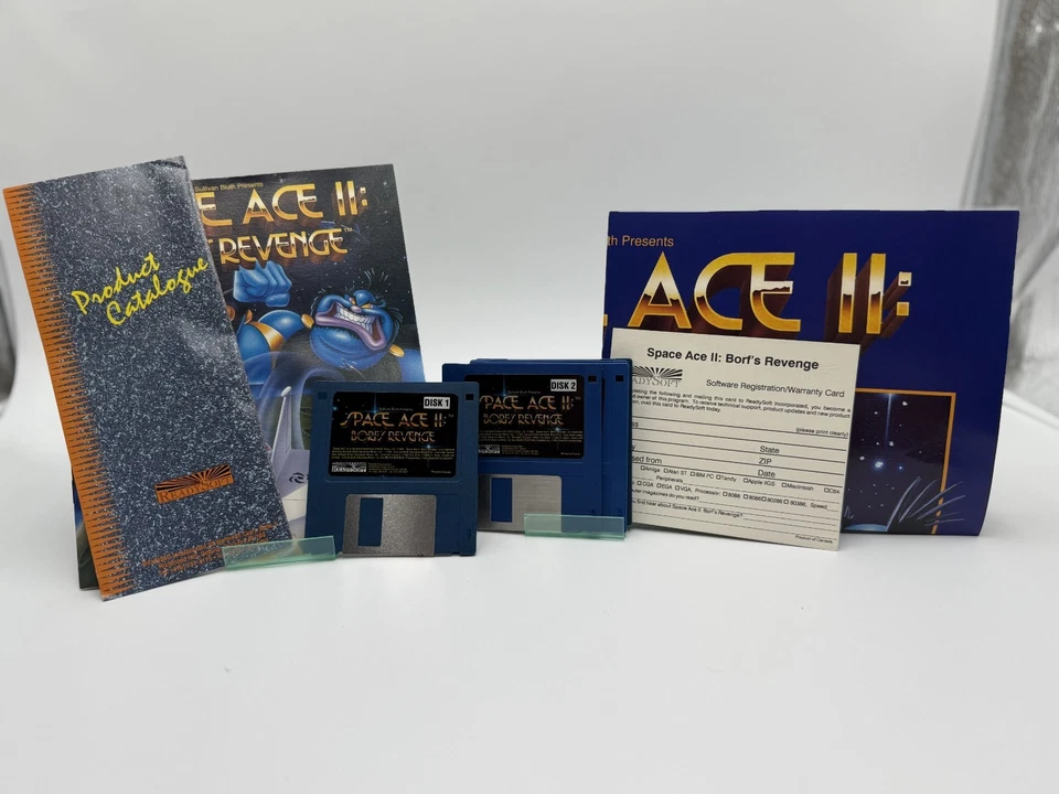 Space Ace II - Borfs Revenge - BigBox - Amiga / DOS - 3,5" Disketten - 1992 - Bild 3 von 3