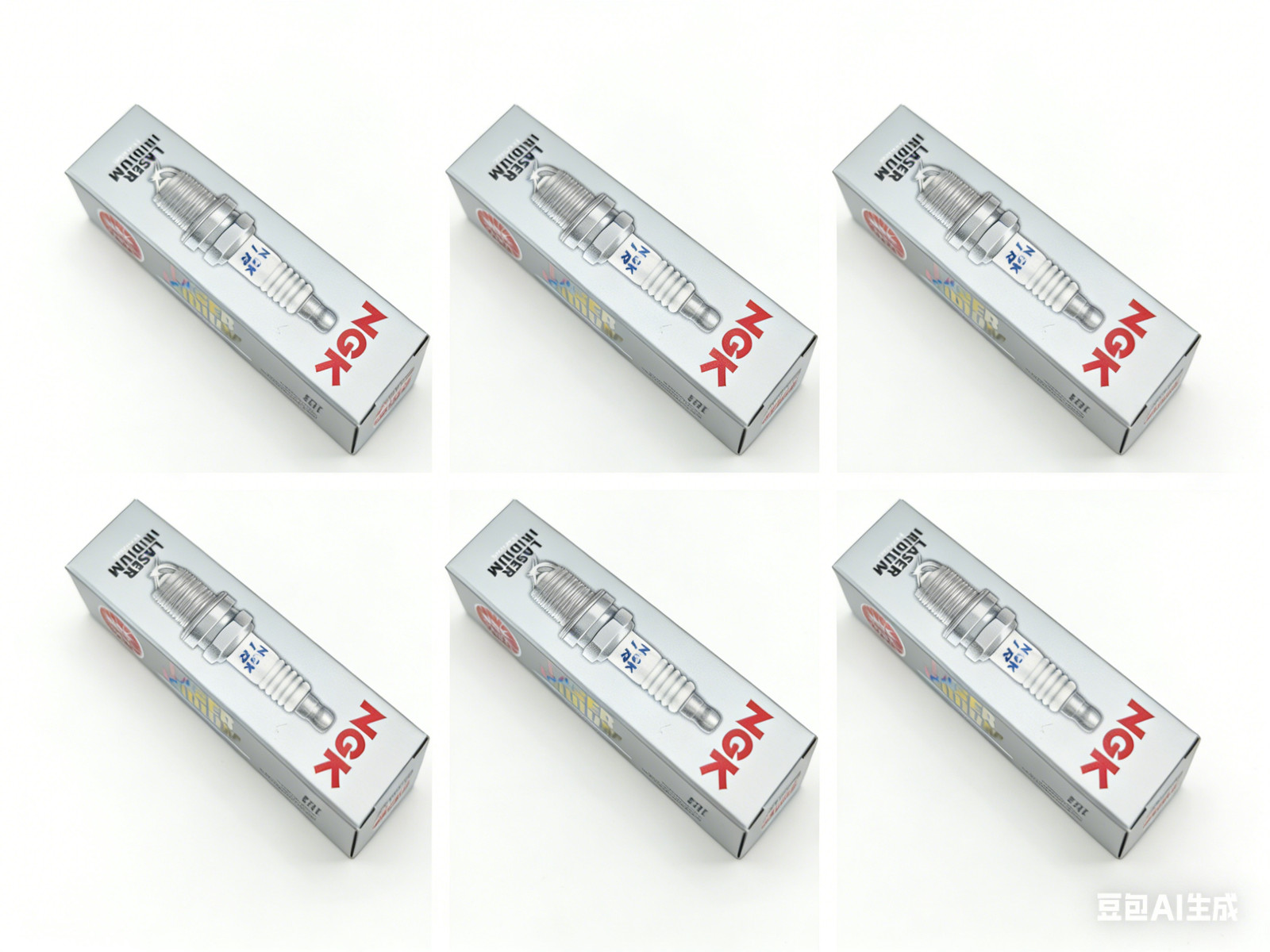 6pcs Laser Iridium Spark Plug For NGK 6176 DILFR6D11 Lexus Camry Avalon 3.5L V6
