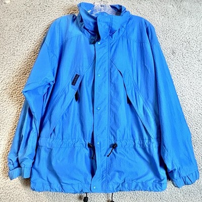 Schoffel Gore TX Windbreaker Jacket Mens Hooded Hiking Size Large Made In Poland