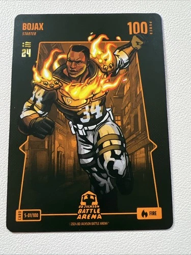2024 Bo Jackson Battle Arena Bojax FIRE S-02/100 Bo Jackson 2024 NSCC Exclusive