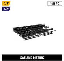 Gearwrench 38 12 Drive 6-pt Saemetric Std Deep Impact Set 149 Pcs