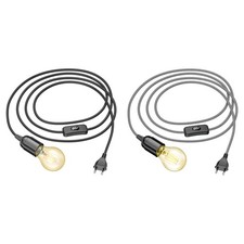 Textilkabel LEHA mit Stecker, Schalter und E2...