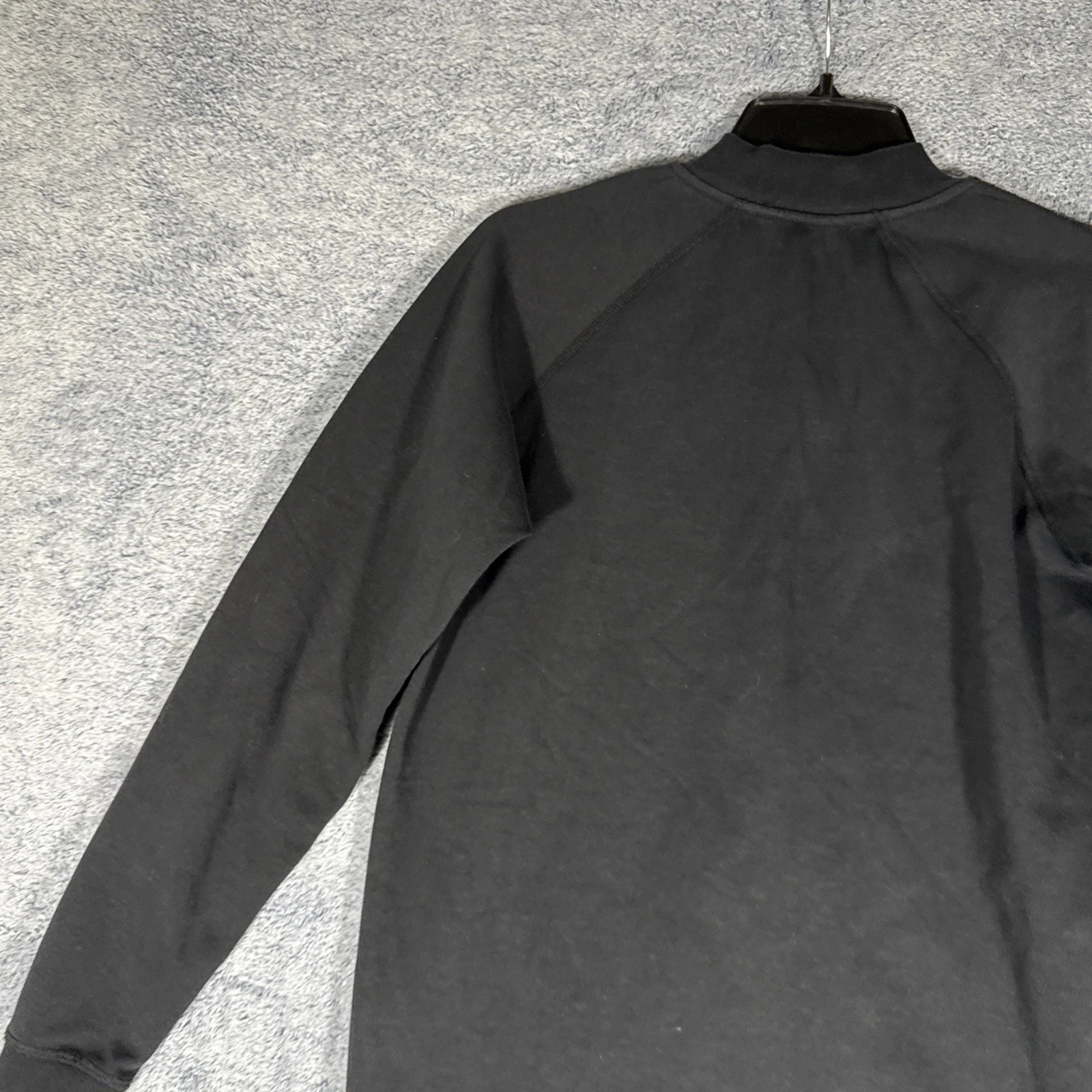 Apple Store Employee Jacket Full Zip Adult Size Small Logo Black Cotton Blend - product detail image 13