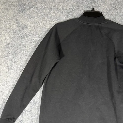 Apple Store Employee Jacket Full Zip Adult Size Small Logo Black Cotton Blend image 13